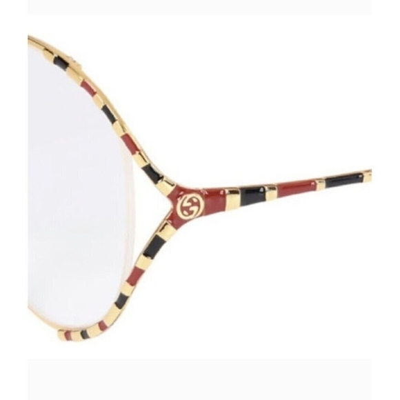 GUCCI Demo Round Ladies Eyeglasses GG0596OA 003 58 - Picture 8 of 12